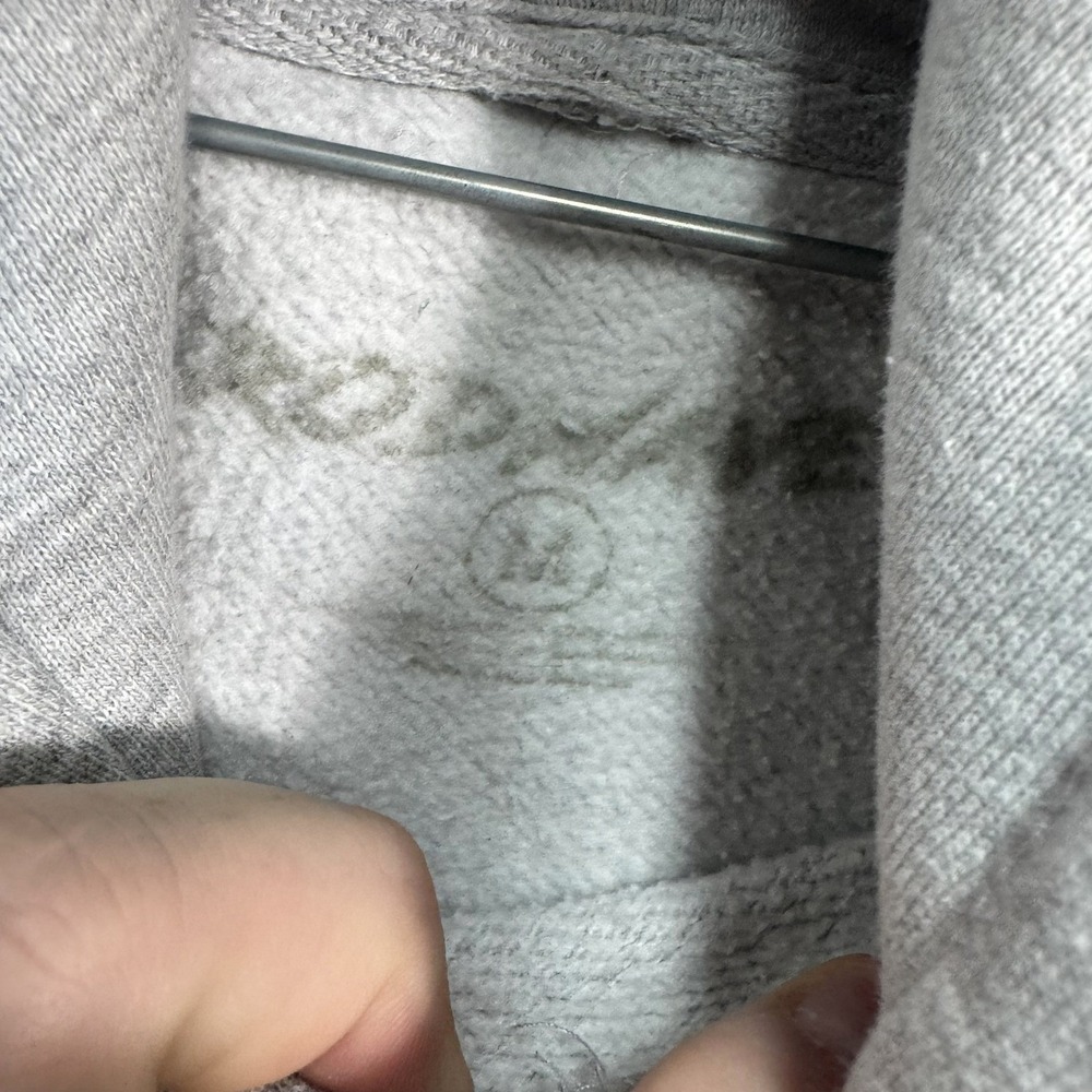 Rod Wave Mens Hoodie Sweatshirt Medium Grey Beautiful Mind Butterfly Graphic - Picture 3 of 11